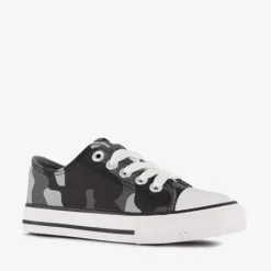 Scapino Jongens gympen met camouflageprint zwart grijs