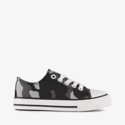 Scapino Jongens gympen met camouflageprint zwart grijs