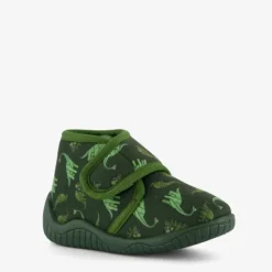 Thu!s Jongens pantoffels met dino groen
