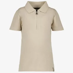 Unsigned Jongens polo met rits beige Online