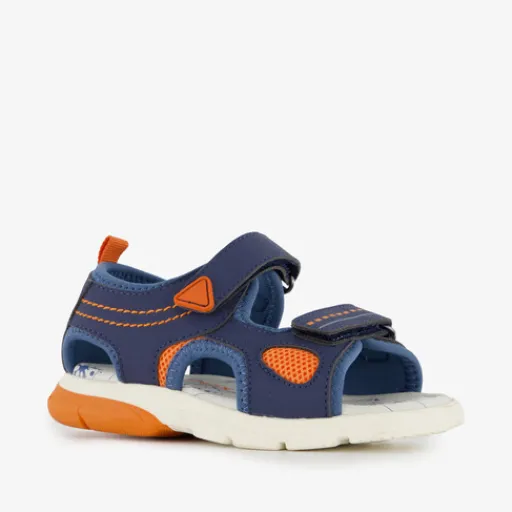 Blue Box Jongens sandalen blauw oranje Sale