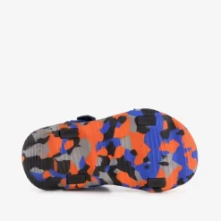 Blue Box Jongens sandalen blauw oranje Best