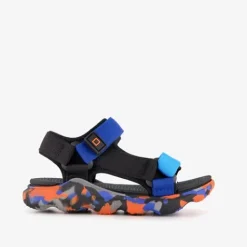 Blue Box Jongens sandalen blauw oranje Best