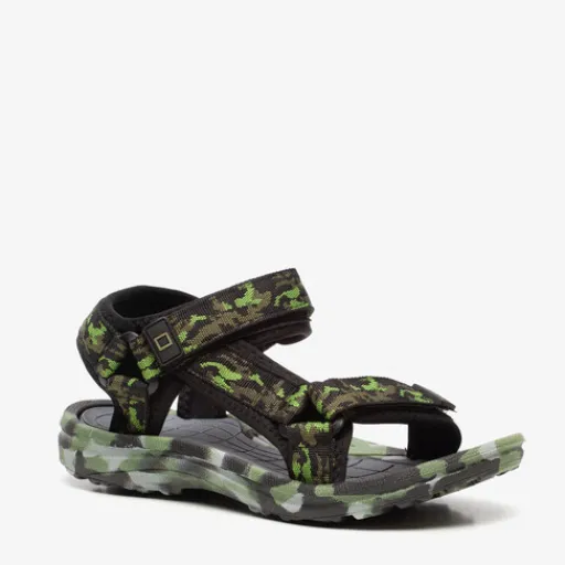 Blue Box Jongens sandalen met camouflageprint