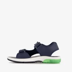 Minecraft Jongens sandalen met lichtjes blauw