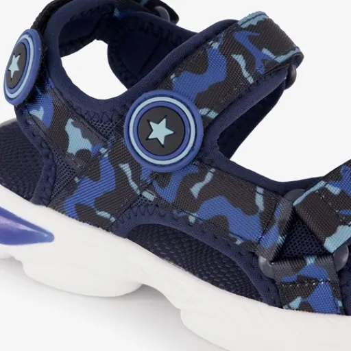 Blue Box Jongens sandalen met lichtjes blauw Hot