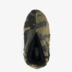 Thu!s Jongens sloffen groene camouflage Discount