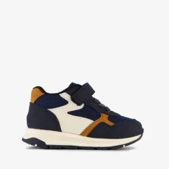 Blue Box Jongens sneakers donkerblauw cognac Online