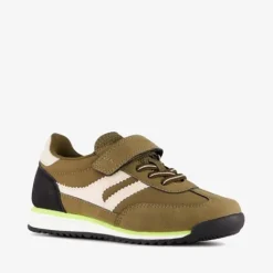 Blue Box Jongens sneakers legergroen zwart Outlet