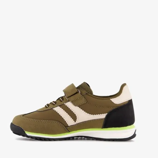 Blue Box Jongens sneakers legergroen zwart Outlet