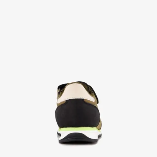 Blue Box Jongens sneakers legergroen zwart Outlet