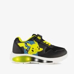 Pokemon Jongens sneakers met lichtjes zwart geel Hot