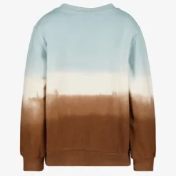 Unsigned Jongens sweater blauw bruin New