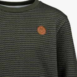 Unsigned Jongens sweater groen Outlet