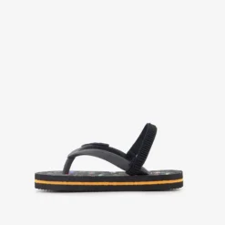 Scapino Jongens teenslippers met auto's zwart