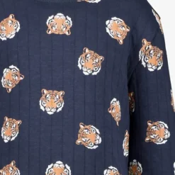 Unsigned Jongens trui met tijgerkoppen New