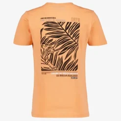 TwoDay Jongens T-shirt met backprint oranje Best