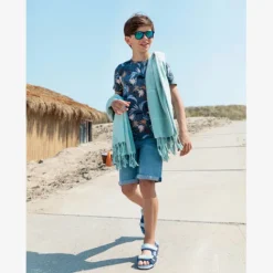 Unsigned Jongens T-shirt met kamelen grijs