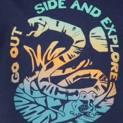 TwoDay Jongens T-shirt met opdruk donkerblauw Hot