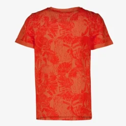 Unsigned Jongens T-shirt met palmbladeren oranje Online