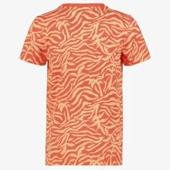 Unsigned Jongens T-shirt met print oranje Discount