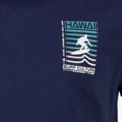 TwoDay Jongens T-shirt met surf opdruk blauw Discount