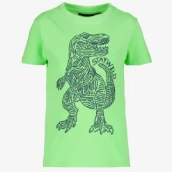 TwoDay Jongens T-shirt met T-rex groen Clearance