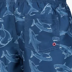 Osaga Jongens zwemshort met haaien blauw Hot