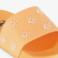Scapino Kinder badslippers met zonnetjes geel Hot