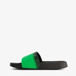 Minecraft Kinder badslippers zwart groen Best