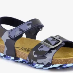 Hush Puppies Kinder bio sandalen blauw camouflage Best