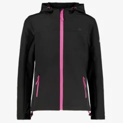 Mountain Peak Kinder outdoor softshell jas zwart Discount