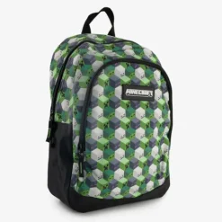 Minecraft Kinder rugzak zwart groen 17 liter Outlet