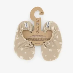 Slipstop Kinder schoenen beige met palmbomen Clearance