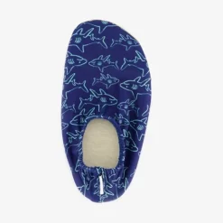 Slipstop Kinder schoenen blauw met haaien New