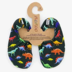 Slipstop Kinder schoenen zwart met dino Discount