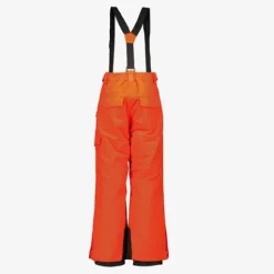 Mountain Peak Kinder skibroek met bretels oranje