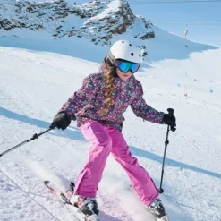 Mountain Peak Kinder softshell skibroek roze Sale