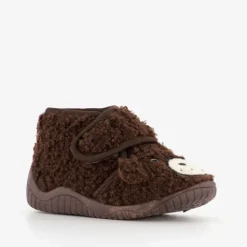 Thu!s Kinder teddy pantoffels met beer bruin Sale