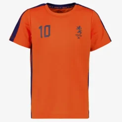 Dutchy Kinder voetbal T-shirt oranje blauw Outlet