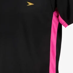 Dutchy Kinder voetbal T-shirt zwart roze Outlet