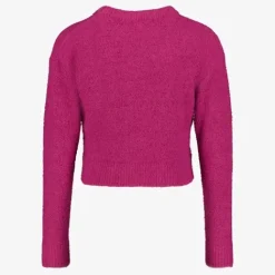 MyWay Korte fluffy meisjes trui roze Best