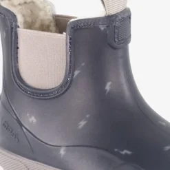 Mountain Peak Korte kinder regenlaarzen gevoerd blauw Discount