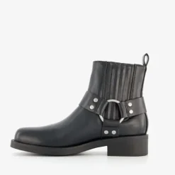Only Shoes Lage dames biker boots zwart Sale