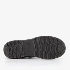 Blue Box Lage gevoerde dames veterboots zwart Discount