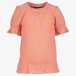 TwoDay Lang meisjes T-shirt koraal roze Sale