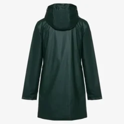 Mountain Peak Lange gevoerde dames regenjas groen Hot