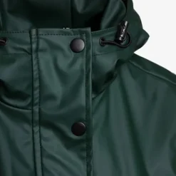 Mountain Peak Lange gevoerde dames regenjas groen Hot