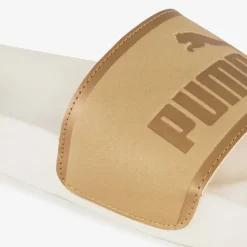 Puma Leadcat 2.0 dames badslippers wit goud Hot
