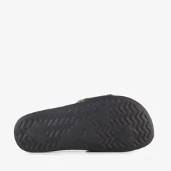 Puma Leadcat 2.0 dames badslippers met panterprint details zwart Outlet